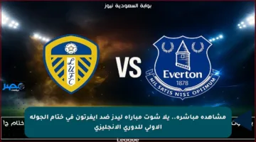 مشاهدة مباشرة.. يلا شوت مباراة ليدز ضد إيفرتون في ختام الجولة الأولى للدوري الإنجليزي